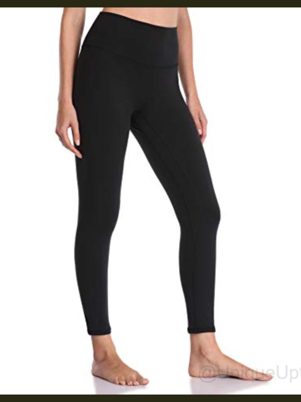 High Waisted Yoga Leggings 25" Inseam 7/8 Ankle Athletic Workout